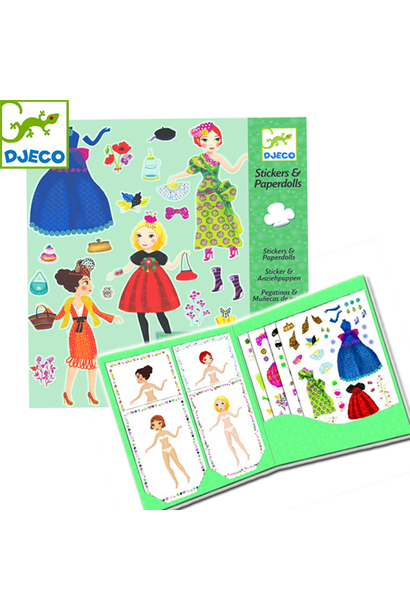 Djeco - Sticker en Paperrol Fashion