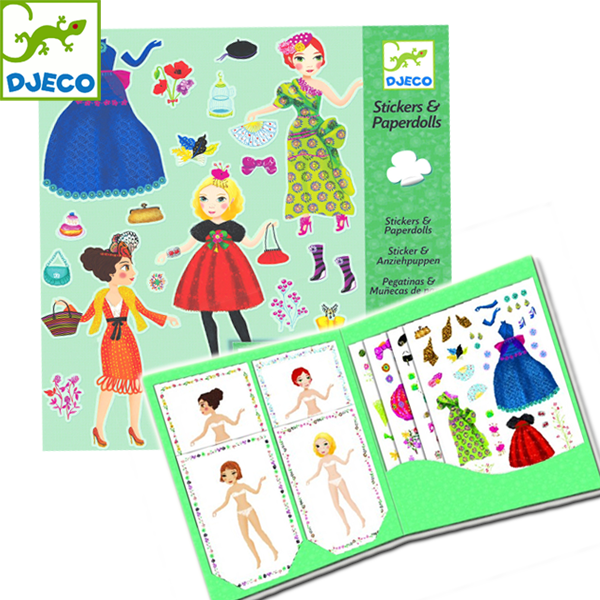 Djeco - Sticker en Paperrol Fashion-1