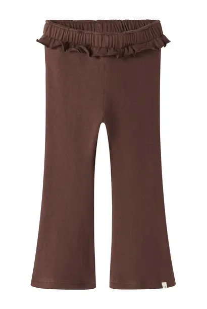 Lil' Atelier Thora Bootcut Pant - Hot Chocolate