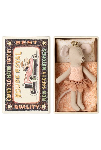Maileg - Princess mouse litte sister in matchbox