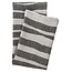 Lapuan Kankurit TWISTI - Bath Towel - Linen/Black - 95x180