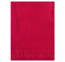 CORONA UNI - Couverture en laine - Rouge - 130x170