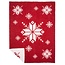 Lopi JOLAROS RED - Woolen Blanket - 130x180 - Red