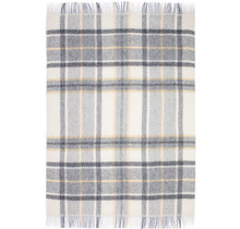 KAFLASKIPTI- Wollen Plaid - 130x180 - Grijs