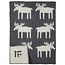 Klippan MOOSE - Wool Plaid - Grey/White - 130x180