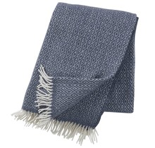 STELLA - Wool Plaid - Smokey Blue - 130x200