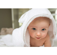 Baby & Cape Handdoek - Wit - 0-5 jaar