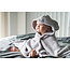 LUIN LIVING (FI) Baby & Cape Handdoek - Parelgrijs - 0-5 jaar