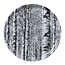 Miiko (FI) TRAY 40CM BIRCH FOREST, BLACK AND WHITE