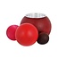 KUPLA - Theelichthouder - rood - 12x9x5