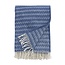 Klippan SUMMIT - wool throw - blue - 130x200