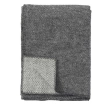 PEAK - Wool throw - grey - 130x180