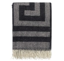 MEMPHIS - Wool Plaid - black - 130x200