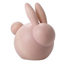 PUPU - décoration de table - lapin de pâques - rose - 7cm