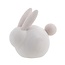 PUPU - décoration de table - lapin de pâques - blanc - 7cm
