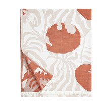 KUUTAMO - Wool Throw - beige/cinnamon - 130x180