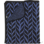 PAAPII PLAIT - plaid en coton bio - noir/bleu - 145x180