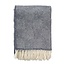 Klippan GOOSEYE - wool throw - smokey blue - 130x200