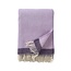 Klippan HARALD - wool throw - mauve/lilac - 130x200