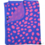 PAAPII CHEETA DOTS - biokatoenen plaid - blauw/roze - 145x180