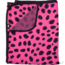 PAAPII CHEETA DOTS - Plaid aus Bio-Baumwolle - pink/schwarz - 145x180