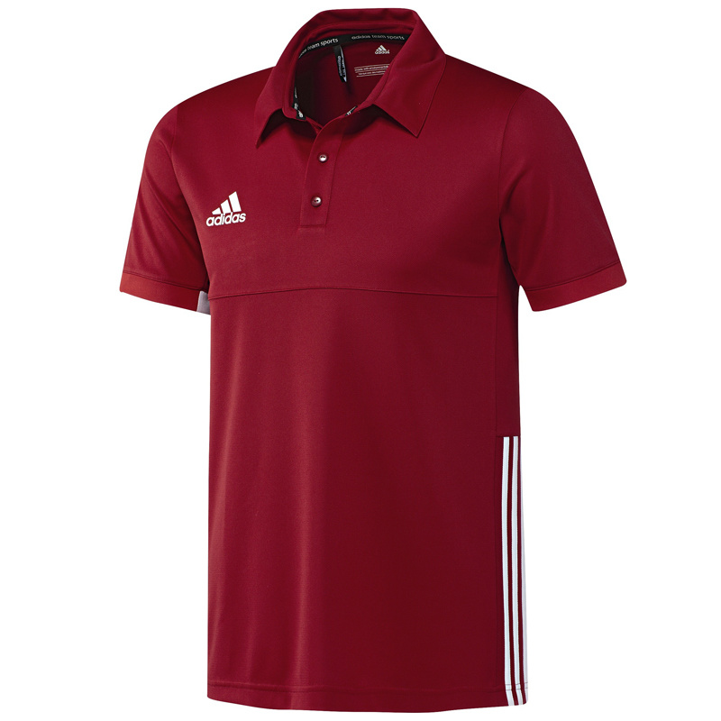 Adidas adidas T16 Team Polo Men Rood maat S Adidas adidas T16 Team Polo Men Rood maat S