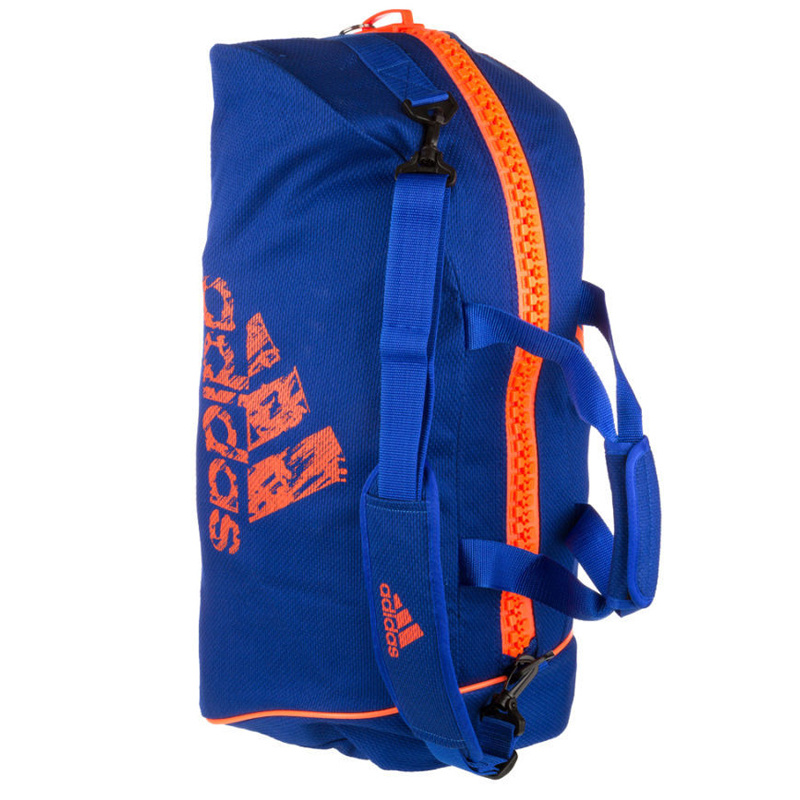 Adidas adidas Super Sporttas Blauw/Oranje Medium Adidas adidas Super Sporttas Blauw/Oranje Medium