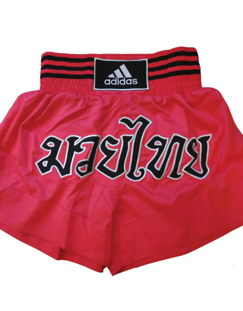 Adidas adidas Kickboksshort STH02 Shock Red/Zwart