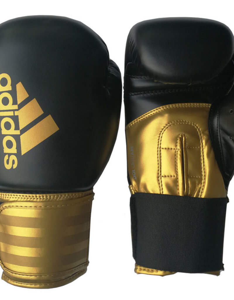 Adidas adidas Hybrid 100 (Kick)Bokshandschoenen Zwart/Goud