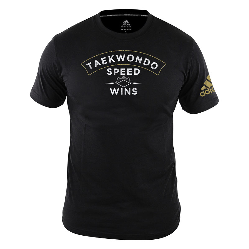 Adidas adidas T-Shirt TaekWondo Community Zwart Adidas adidas T-Shirt TaekWondo Community Zwart