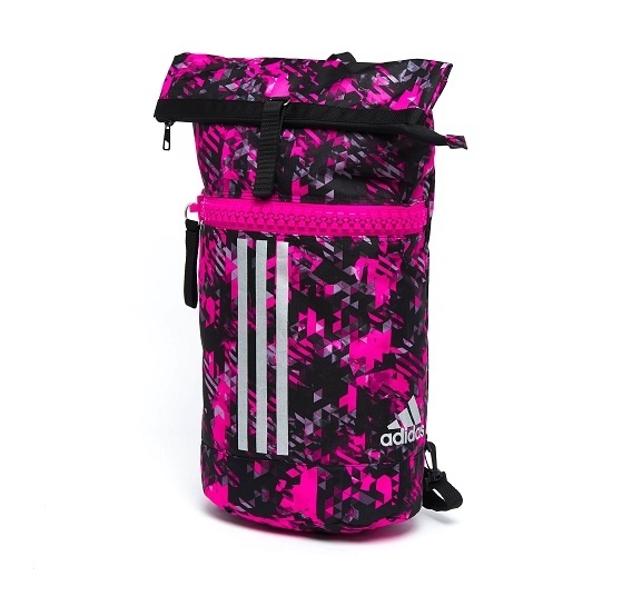Adidas adidas Sporttas Military Combat Roze Camo/Zilver Medium Adidas adidas Sporttas Military Combat Roze Camo/Zilver Medium