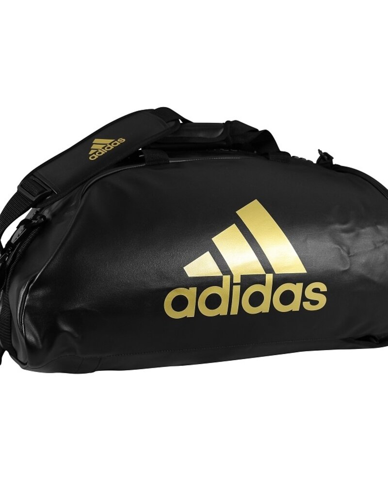 Adidas adidas Training Sporttas Combat 2 in 1 Zwart/Goud Medium