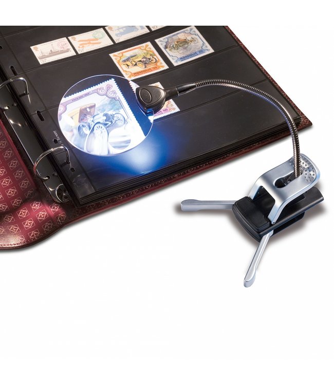 Table Clamp Magnifier  2,5 X / 5 X Magnification / LED