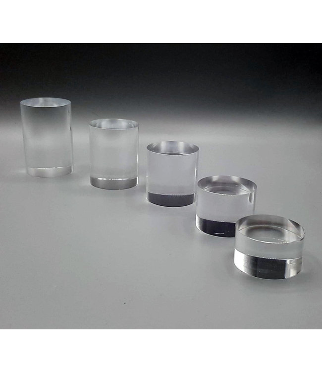 SMC Clear Acrylic Risers / Round