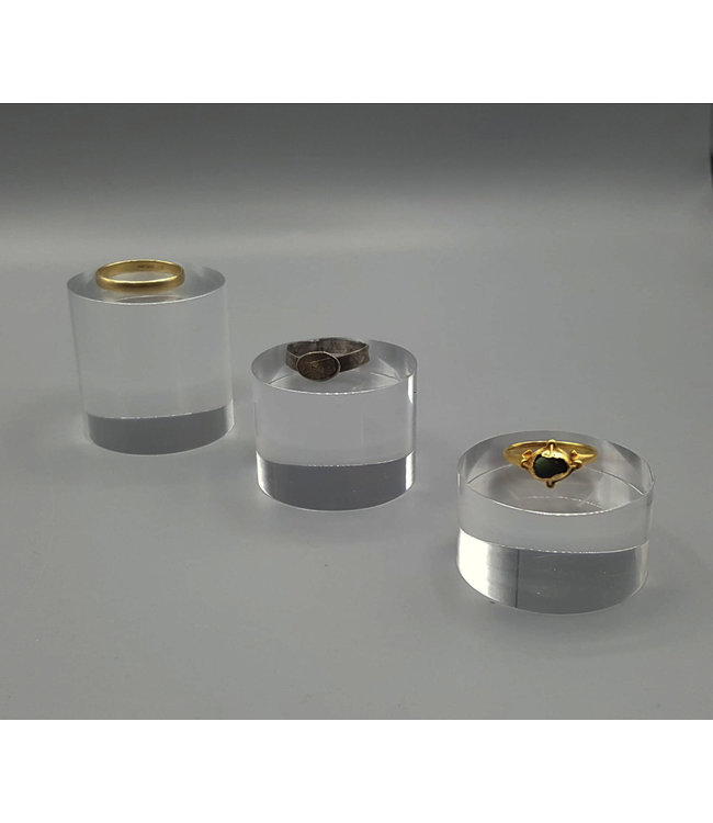 Clear Acrylic Risers / Round