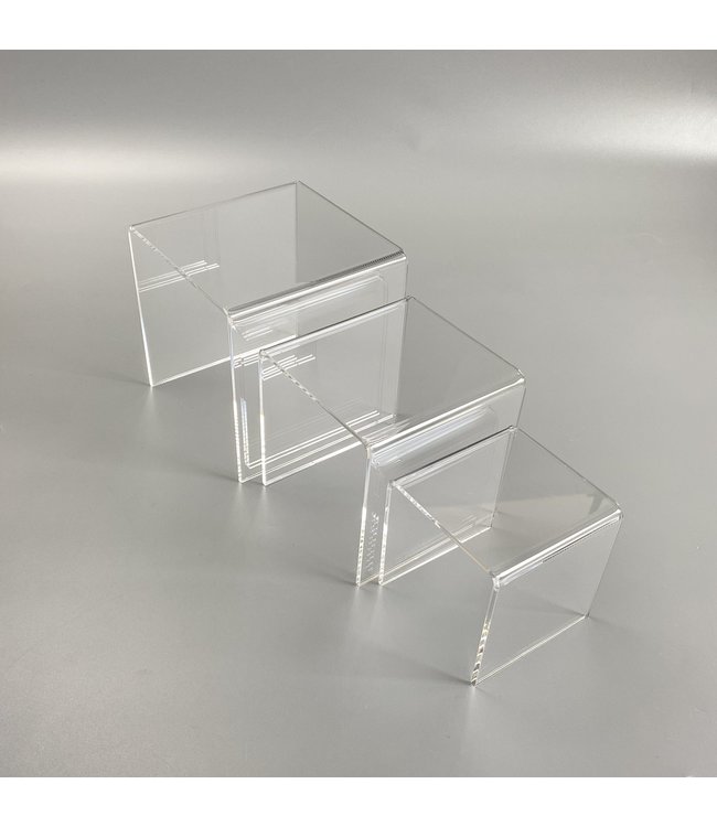 3-teiliges Set Erhöhungen / Quadratisch / L