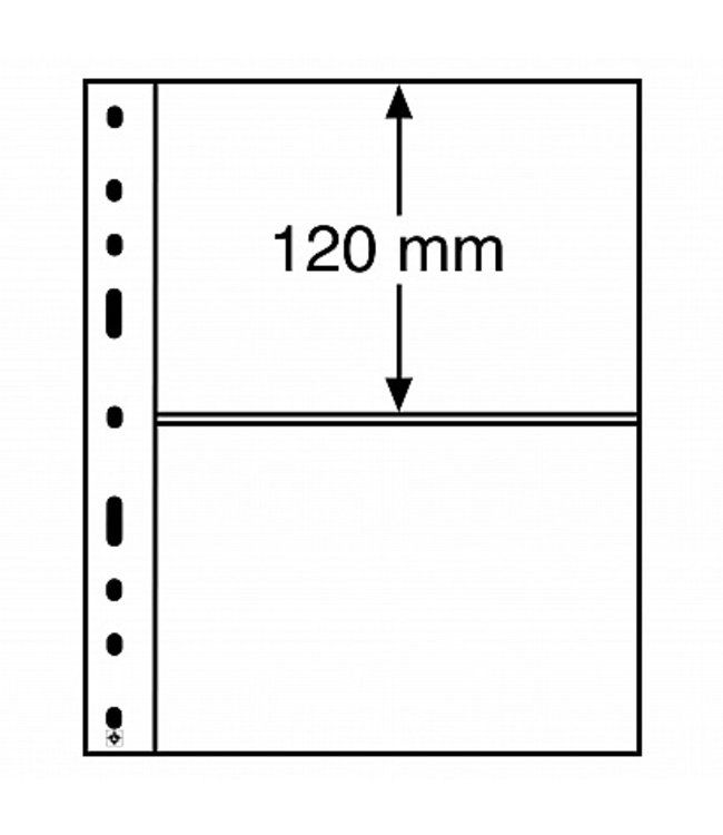 Leuchtturm (Lighthouse) Kunststoffhüllen Optima /  2er Einteilung