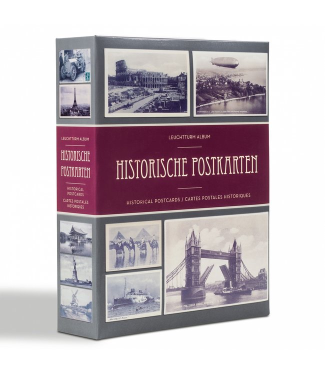 Leuchtturm (Lighthouse) Album Für 200 Historische Postkarten / Mit 50 Eingebundenen Klarsichthüllen