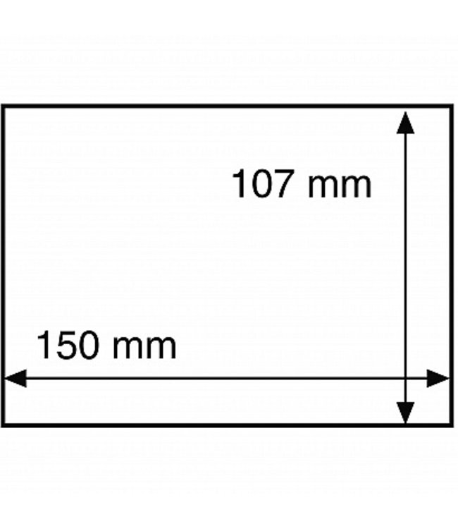 Beschermhoezen / Verschillende Afmetingen / Per 50 stuks