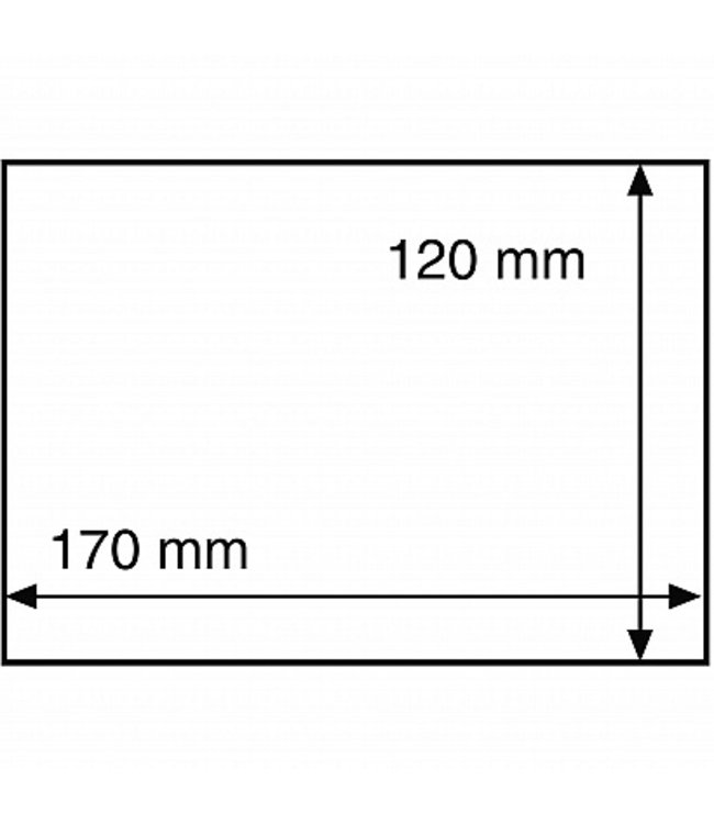 Beschermhoezen / Verschillende Afmetingen / Per 50 stuks