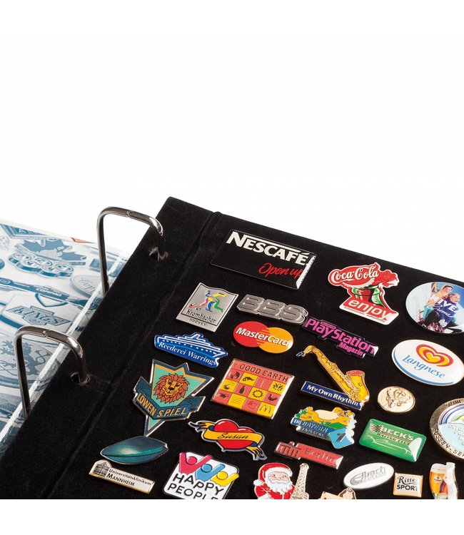 Sheets For Pin Binder, Black Velvet