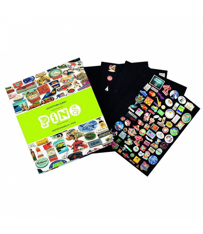 Pins Album / Incl. 4 Velvet Pin Sheets