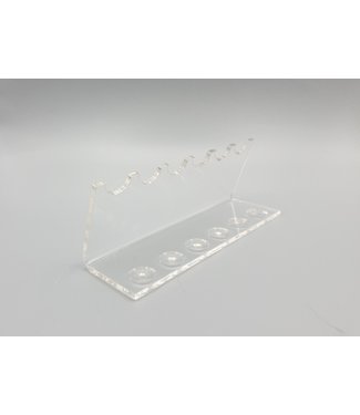 SMC Acrylic Display Stand For 6 Pens / Teaspoons / Bullet Shells / Cartridges (Small)