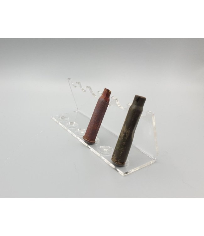 Acrylic Display Stand For 6 Pens / Teaspoons / Bullet Shells / Cartridges (Small)