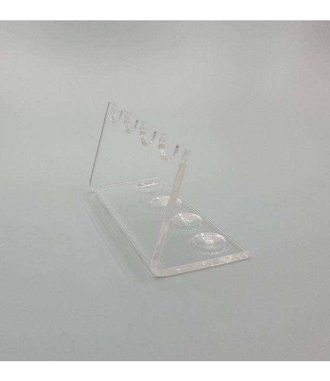 Acrylic Display Stand For 4 Pens / Teaspoons / Bullet Shells / Cartridges (Small)