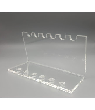 SMC Acryl Ständer Für 6 Stifte / Teelöffel / Patronenhülsen / Munition