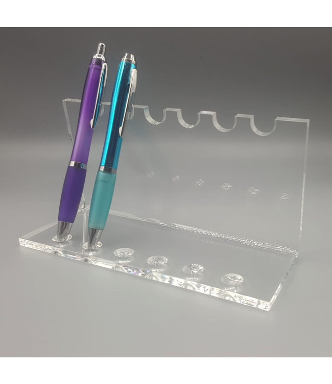 Acrylic Display Stand for 6 Pens / Teaspoons / Bullet Shells / Cartridges