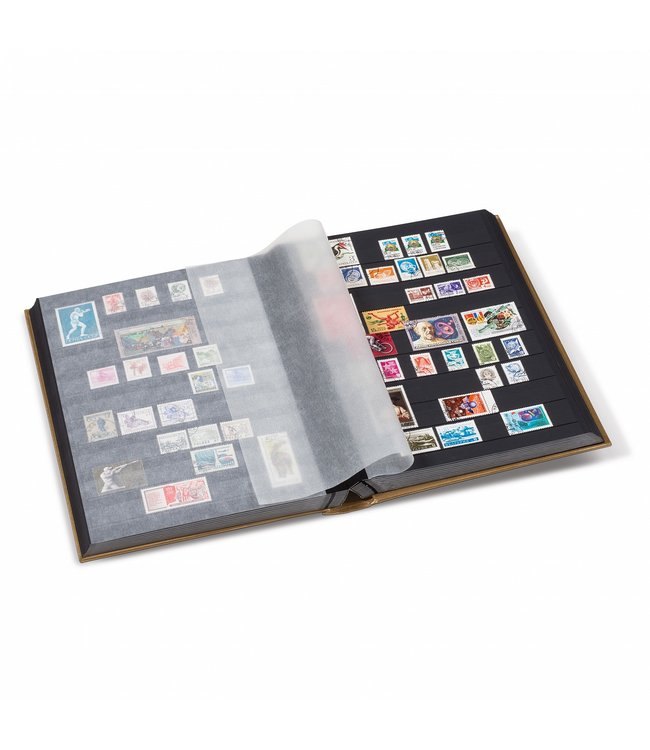 Comfort Insteekalbum / A4 / 64 Zwarte Bladzijden / Metallic Edition