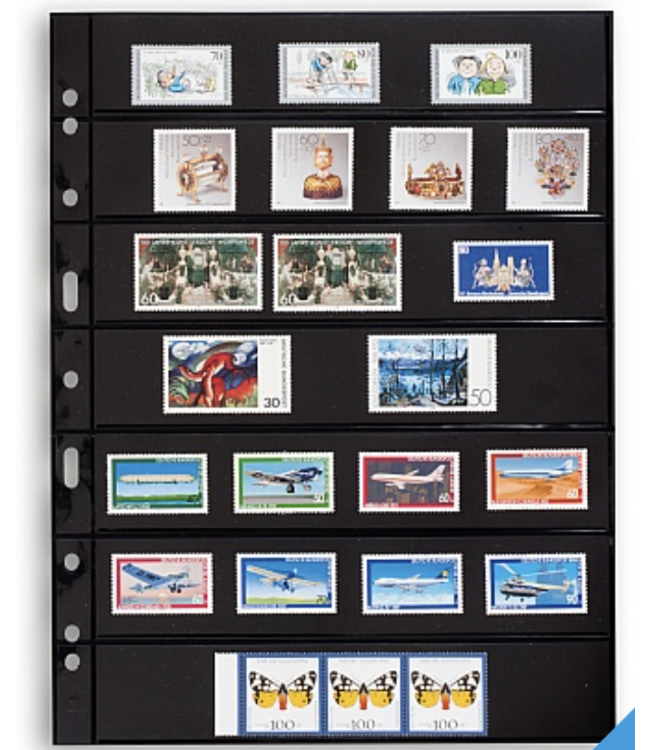 Insteekbladen Grande / 7 Stroken Per Blad / Zwart