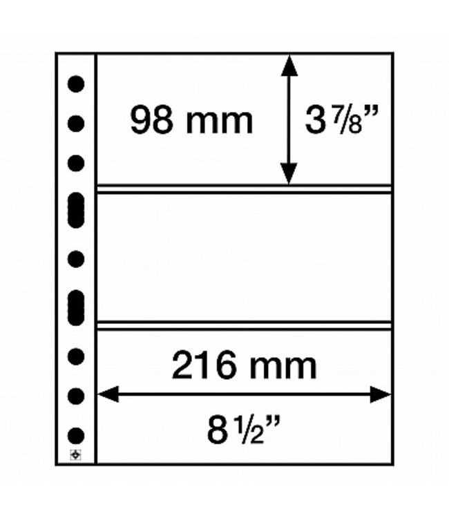 Sheets A4 / 3 pockets / 50 Pieces